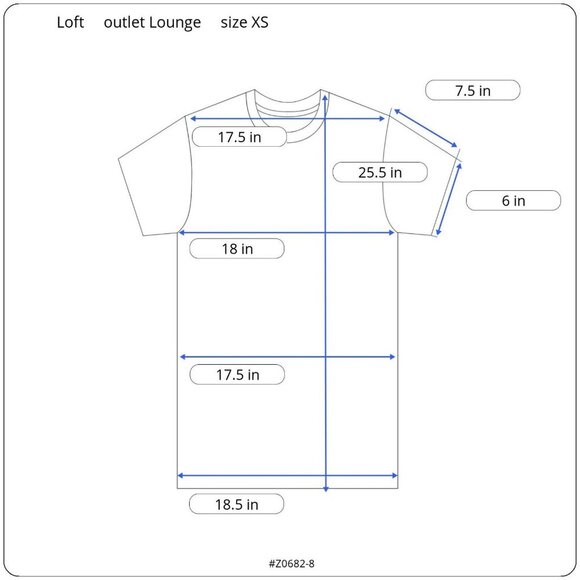 Loft outlet Lounge gray top‎ striped short sleeve t-shirt Women size XS New ! - Picture 8 of 8